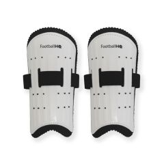Football HQ Elite Shin Guards - White