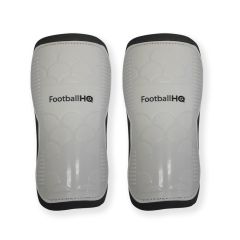 Football HQ Training Shin Guards - White