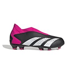 Predator Accuracy.3 Laceless Junior Firm Ground Boots - Core Black